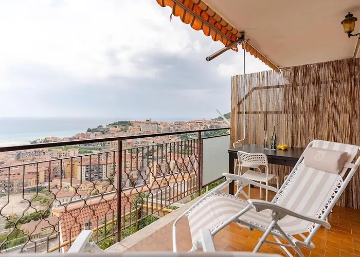 Thekeystudio, La Casa Del Mare Azzurro With Seaview Ventimiglia