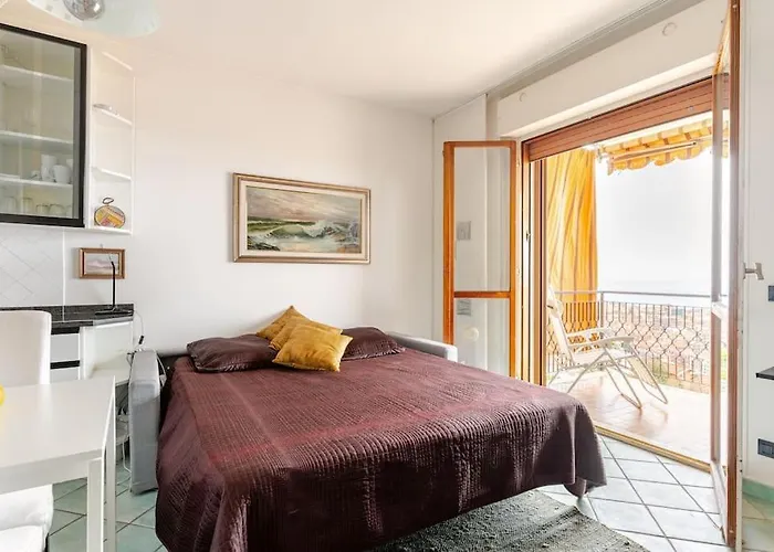 Thekeystudio, La Casa Del Mare Azzurro With Seaview Ventimiglia