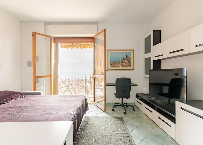 Thekeystudio, La Casa Del Mare Azzurro With Seaview Apartman Ventimiglia